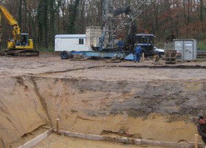 Baubeginn Einfamilienh&auml;user in Buchschlag