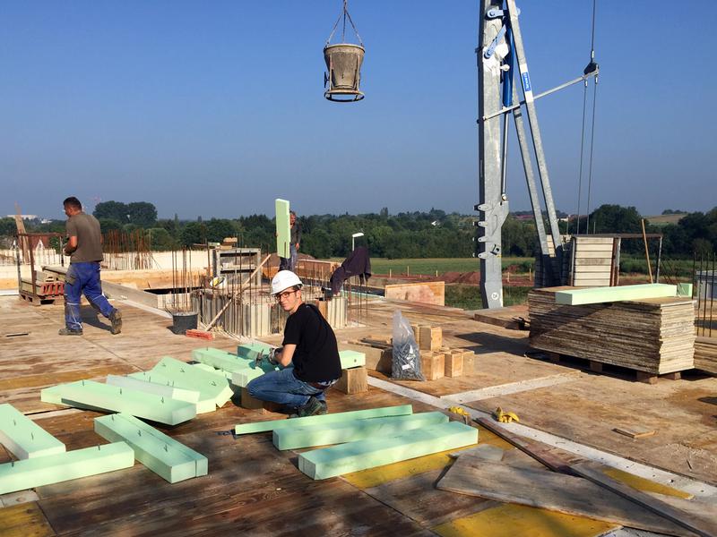 Betonbauer-Arbeiten im Projekt Ars-Vivendi Albert-Schweitzer-Stra&szlig;e