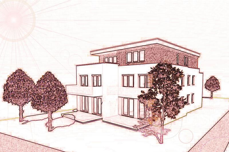 Aktuell erhielten wir die Baugenehmigung f&uuml;r ein F&uuml;nffamilienhaus in Dreieich