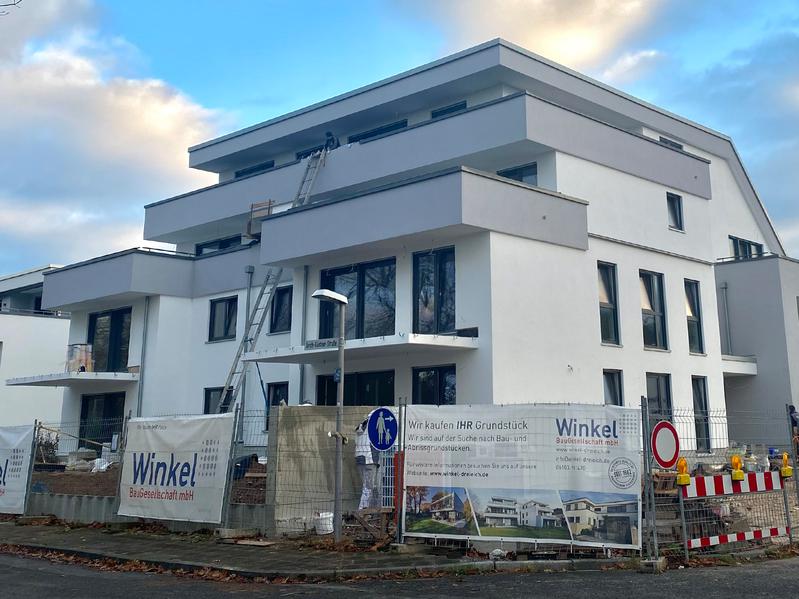 Fertigstellung der Au&szlig;enfassade