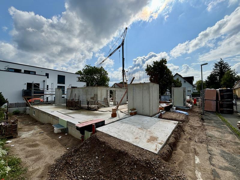 Fertigstellung Kellergeschoss