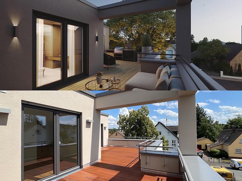 Schl&uuml;ssel&uuml;bergabe an die K&auml;ufer